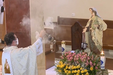 Rio celebrò la festa della Madonna in solidarietà