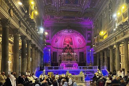 La fiesta de San Martín de Tours celebrada en Roma