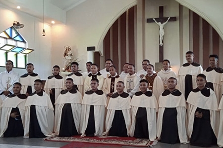 First vows in Flores, Indonesia