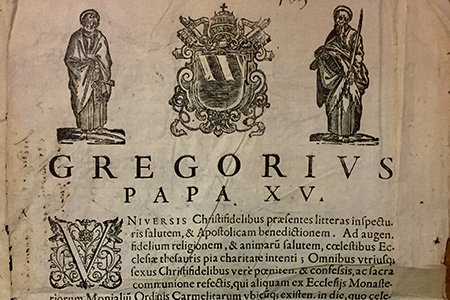 Papal Bull of 1622 Honors Teresa of Avila