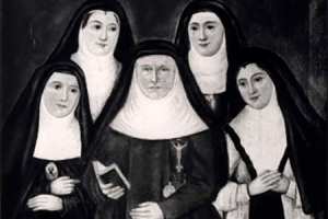 Saint Joaquina de Vedruna with her four daughters who were nuns. Public domain.